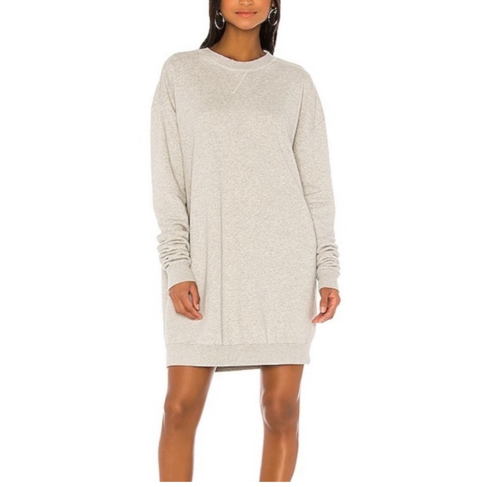 GRLFRND Gray Sweatshirt Dress